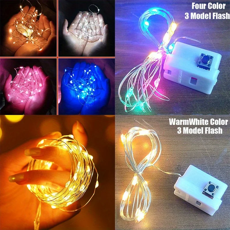Outdoor Power For Christmas Lights - 10 عبوات من مصابيح الجنية الصغيرة
