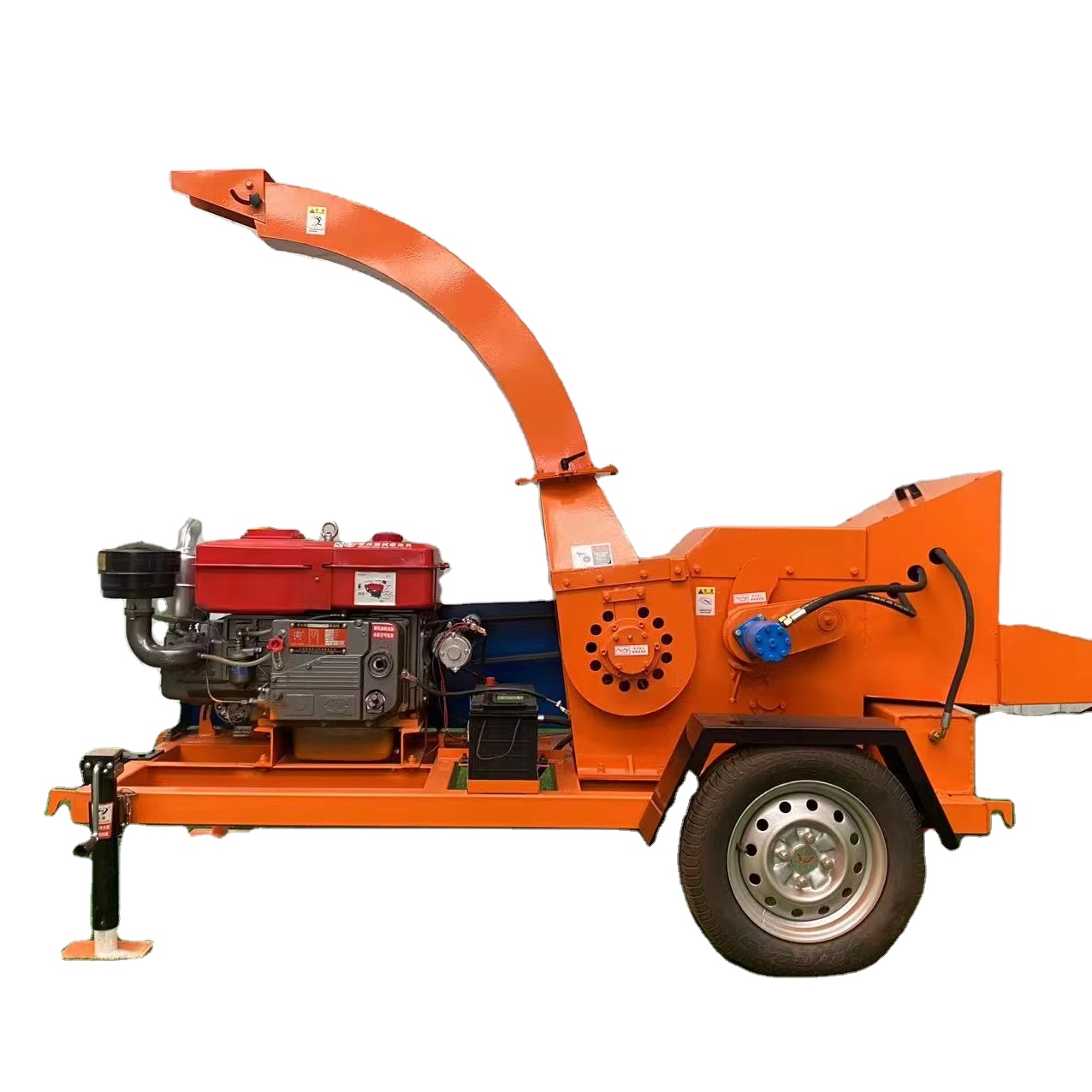Garden Shredder Chipper - آلة تقطيع وطحن الأخشاب المتنقلة الصينية