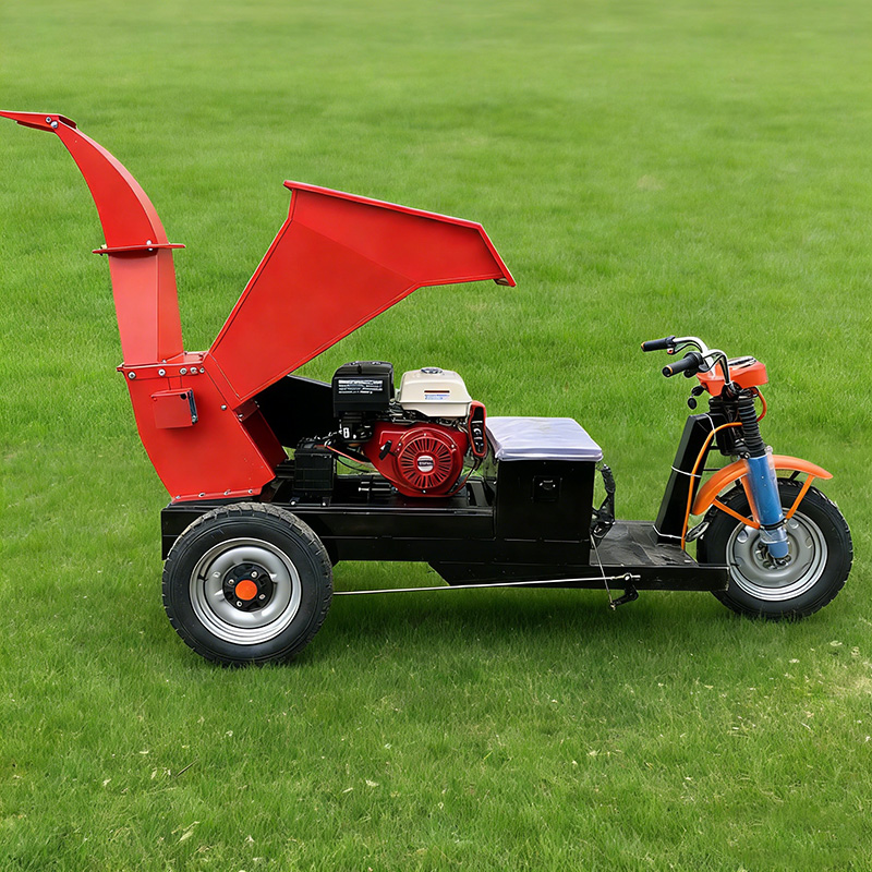 Garden Shredder Chipper - كسارة أغصان الأشجار ثلاثية العجلات، نسخة