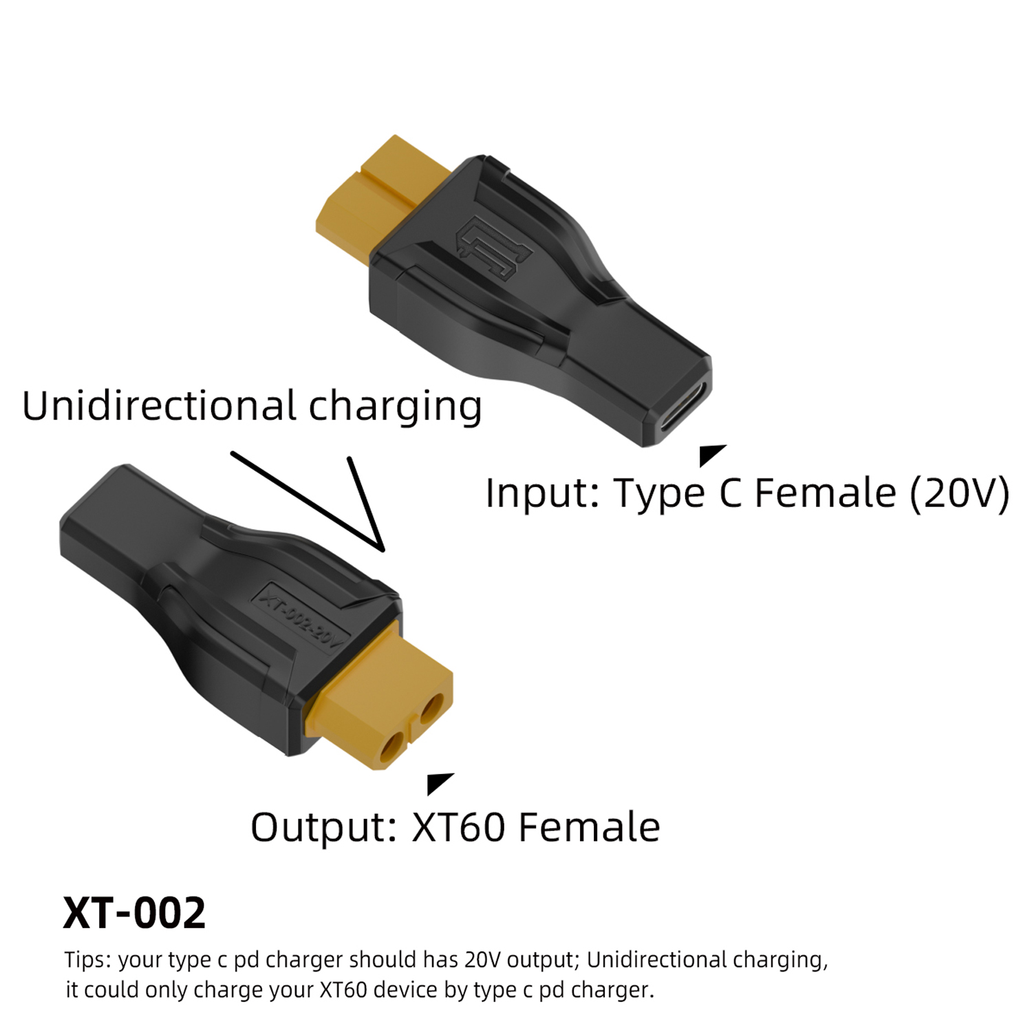 Outdoor Power Adapter Usb - محول USB C إلى XT60 محول