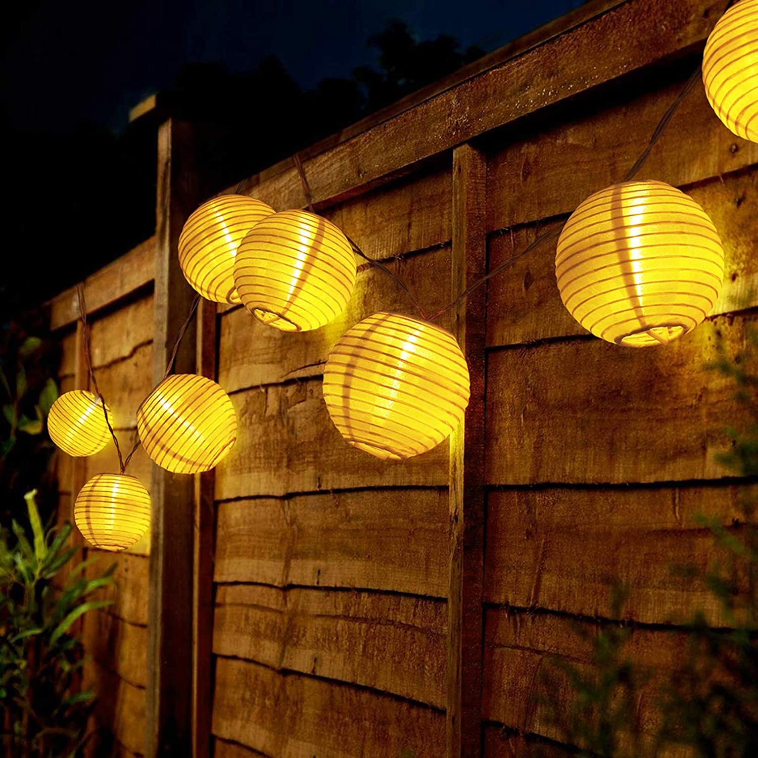 فانوس مضاد للماء سلسلة الشمسية - مراجعة Outdoor Power For Christmas Lights وسعره