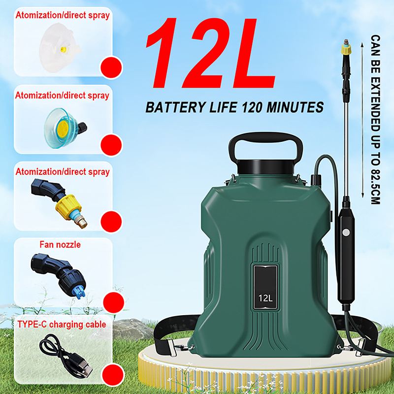 عالية الجودة 12L بخاخ كهربائي  - مراجعة Electric Sprayer Backpack وسعره