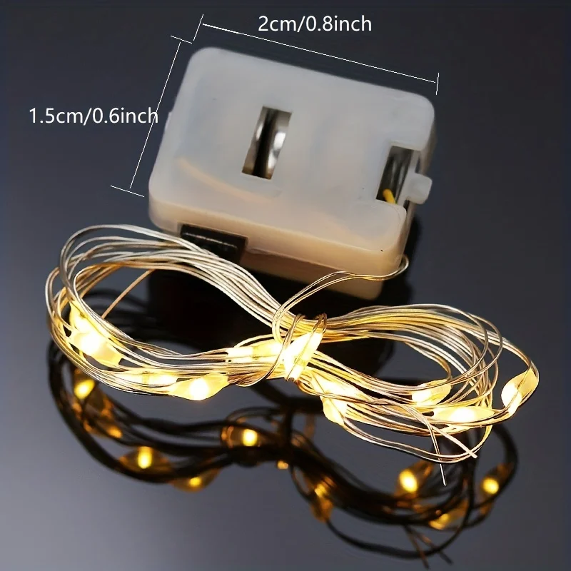 10 عبوات من مصابيح الجنية الصغ - مراجعة Outdoor Power For Christmas Lights وسعره