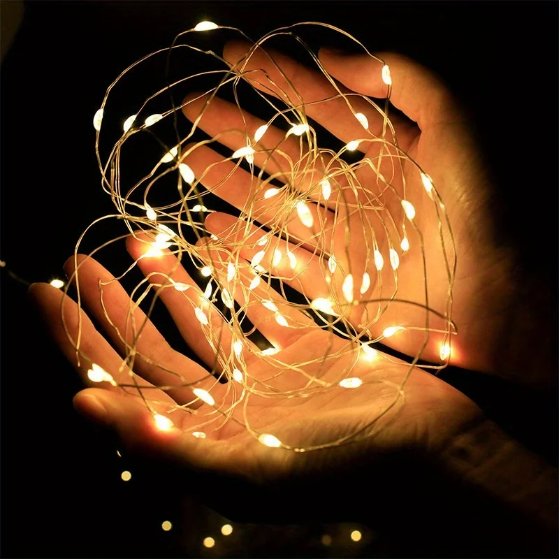 10 عبوات من مصابيح الجنية الصغ - مراجعة Outdoor Power For Christmas Lights وسعره
