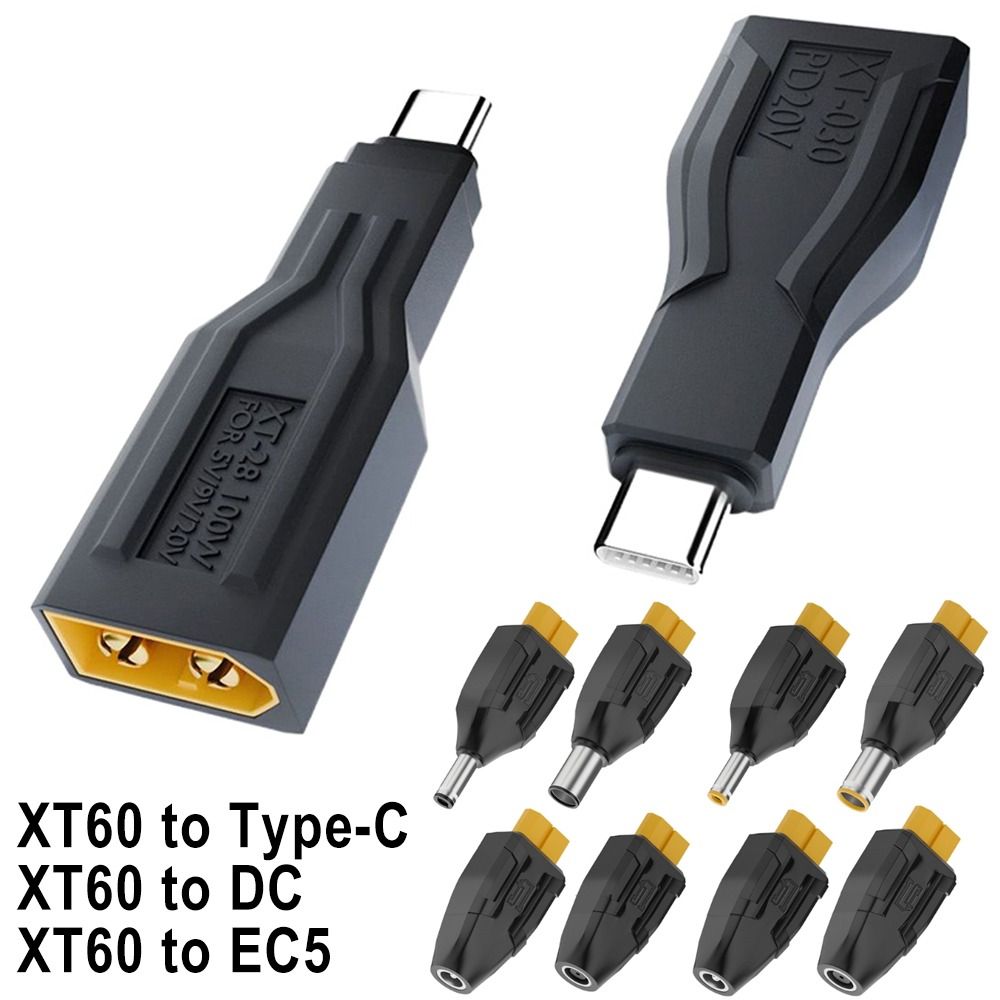 5525 7450 USB C إلى XT60 محول  - مراجعة Outdoor Power Adapter Usb وسعره