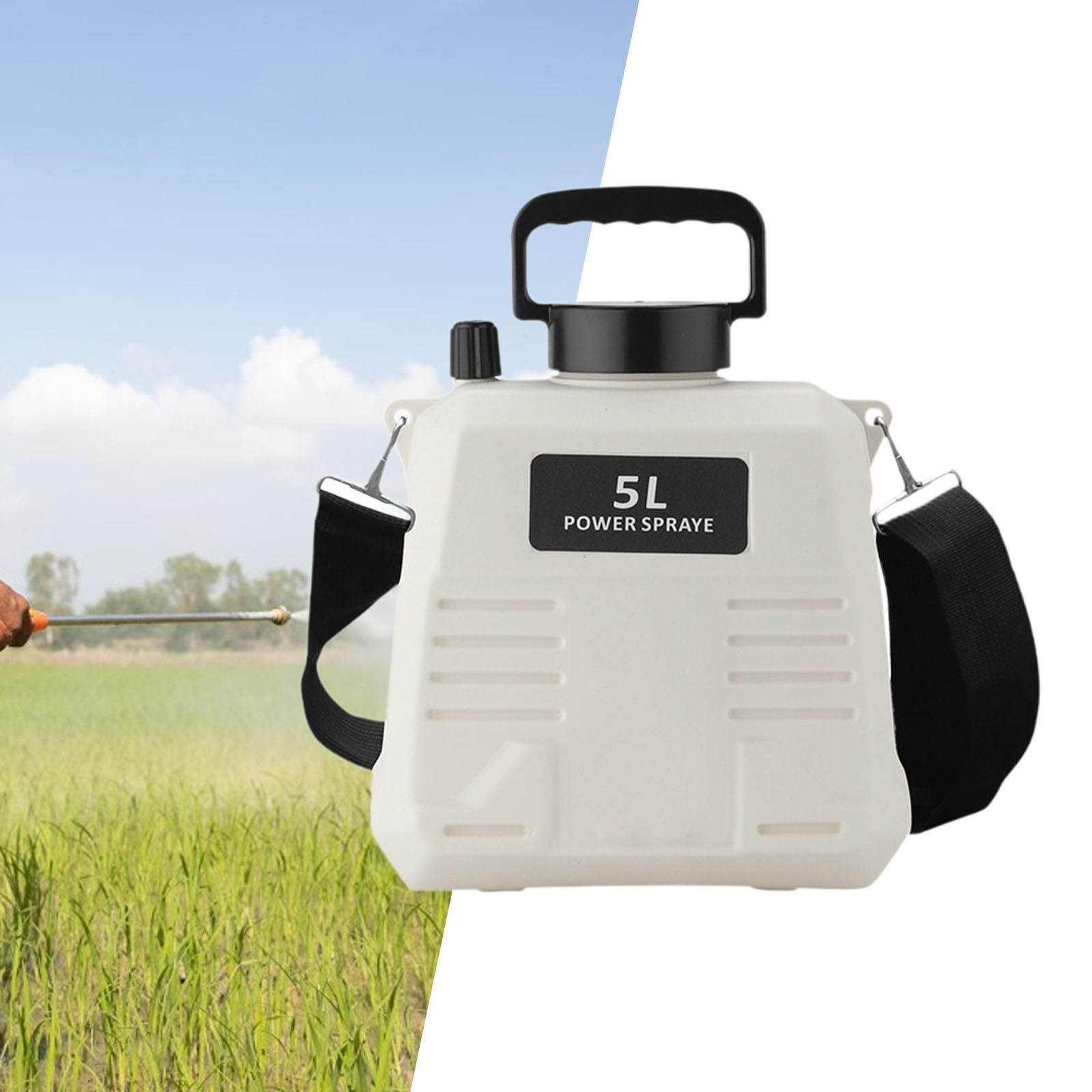 بخاخ كهربائي للحديقة بسعة 5/8  - مراجعة Electric Sprayer Backpack وسعره