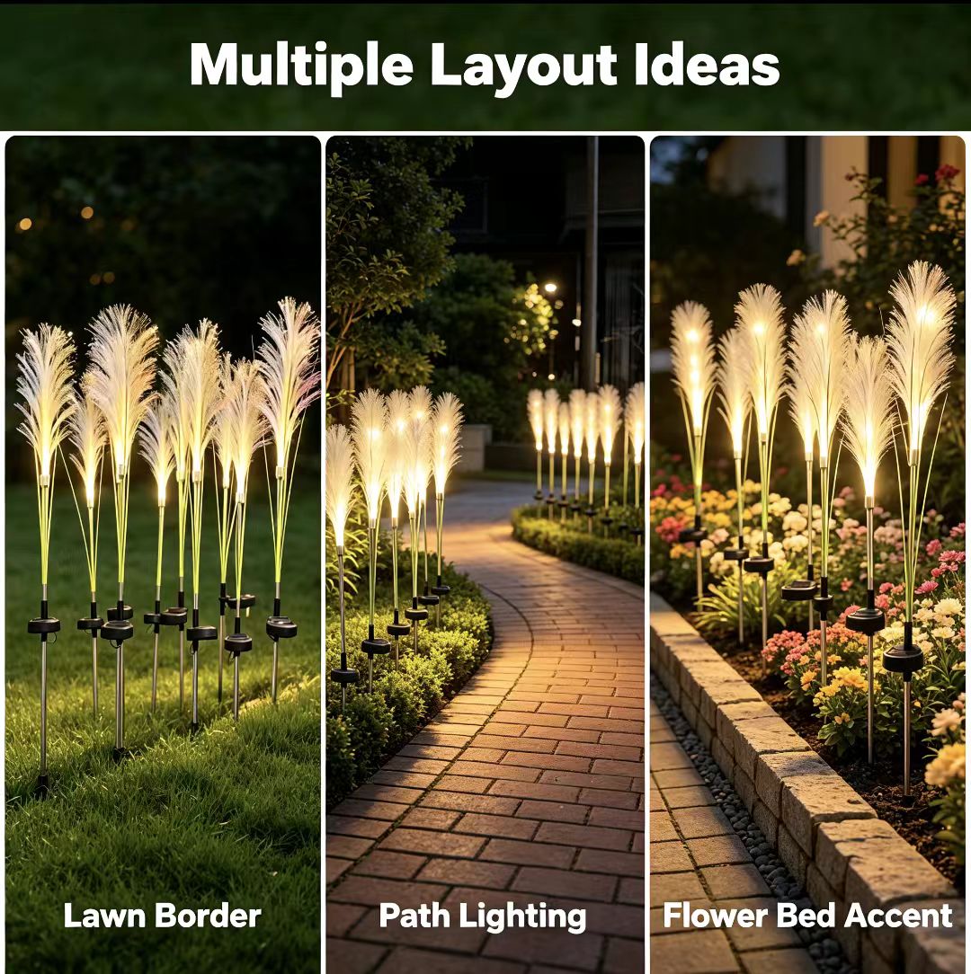 مصباح حديقة شمسي LED من HTMCK، - مراجعة Outdoor Power For Christmas Lights وسعره