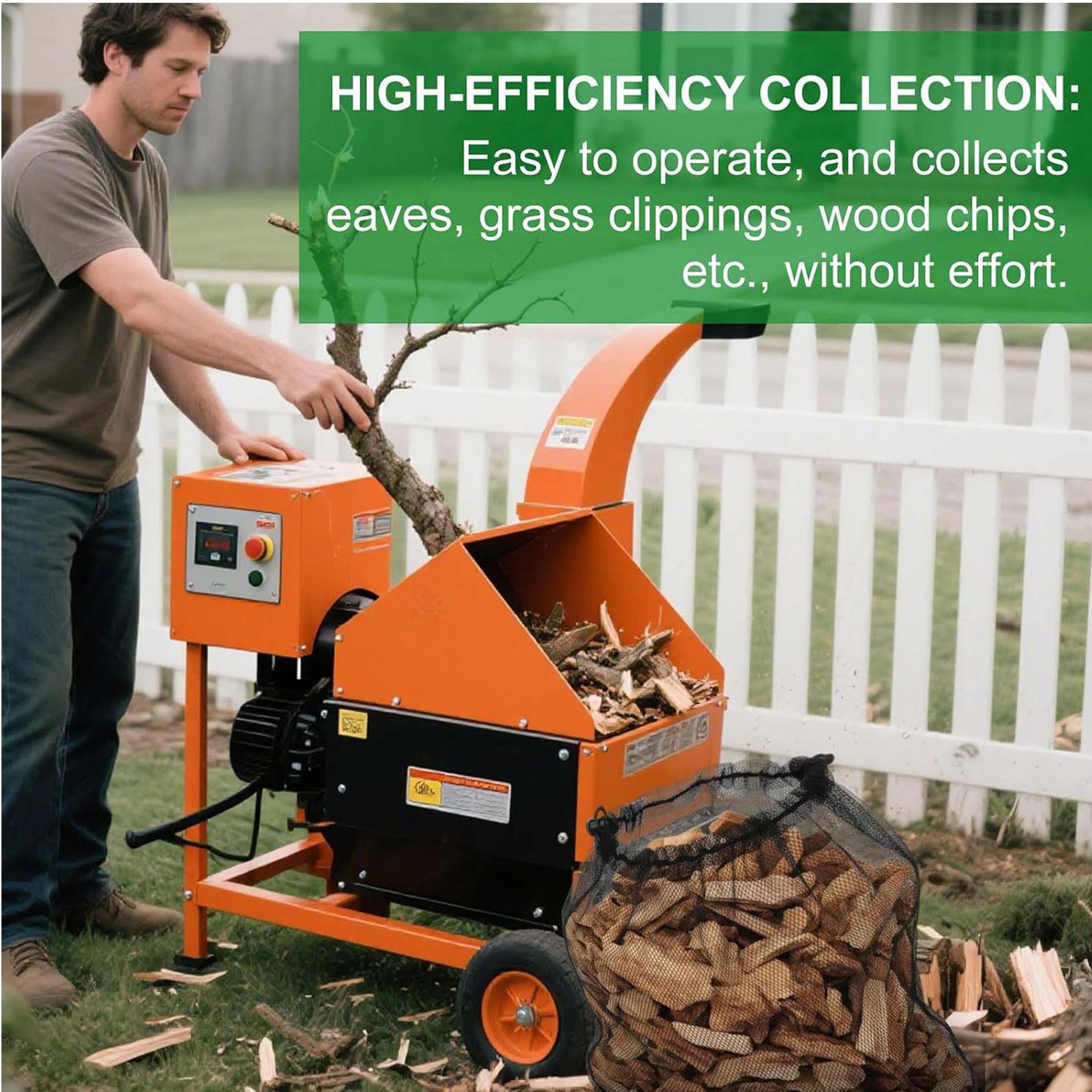 حقيبة تجميع شرائح الخشب حقيبة  - مراجعة Garden Shredder Chipper وسعره