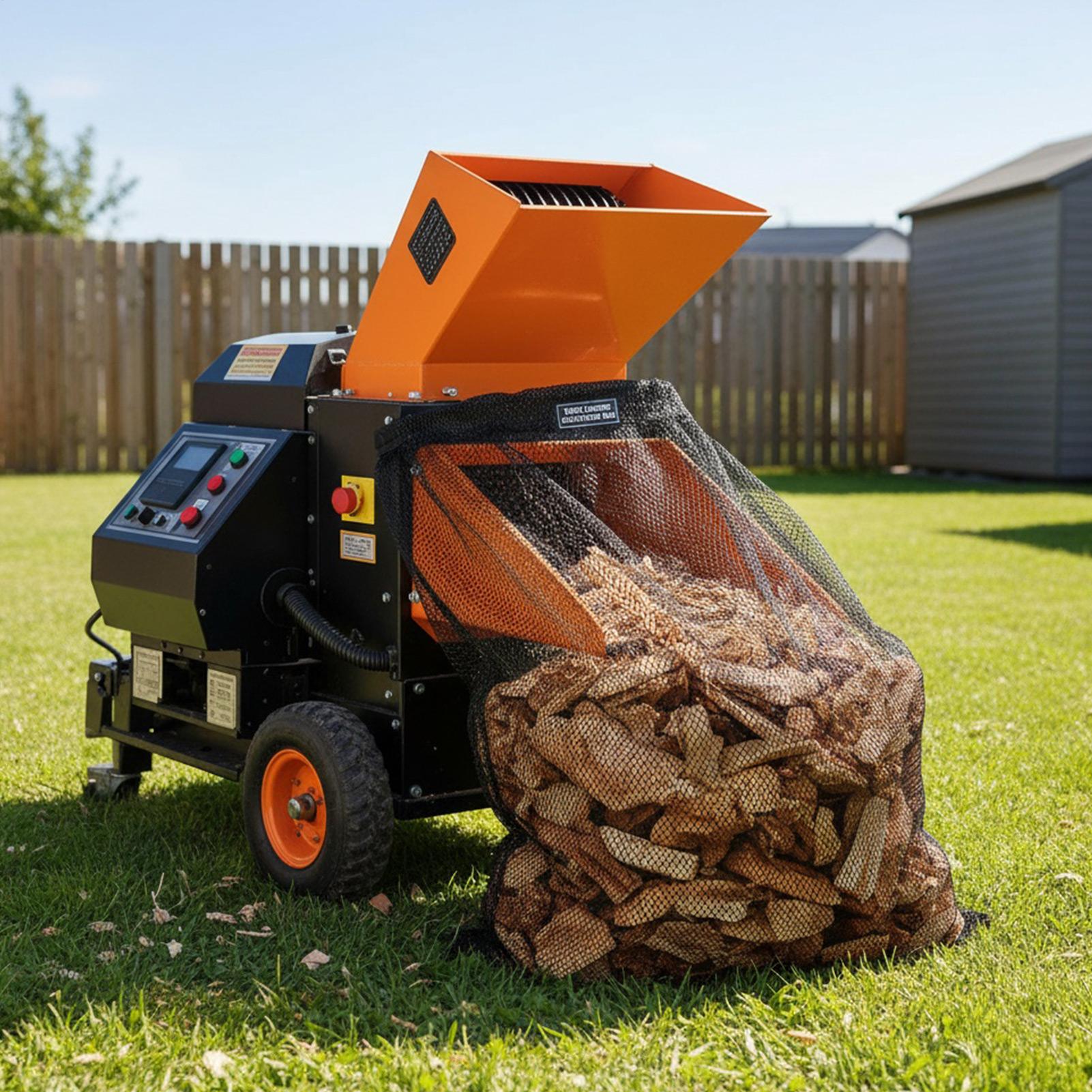 حقيبة تجميع شرائح الخشب حقيبة  - مراجعة Garden Shredder Chipper وسعره