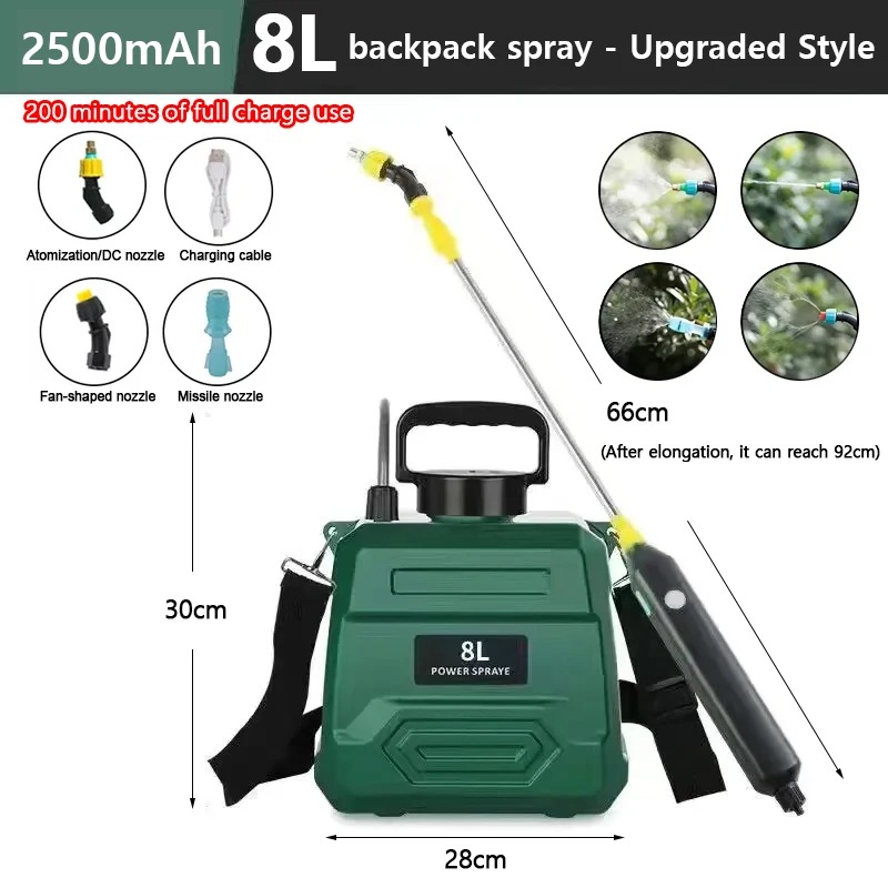 رشاش زراعي عالي الضغط يعمل ببط - مراجعة Electric Sprayer Backpack وسعره