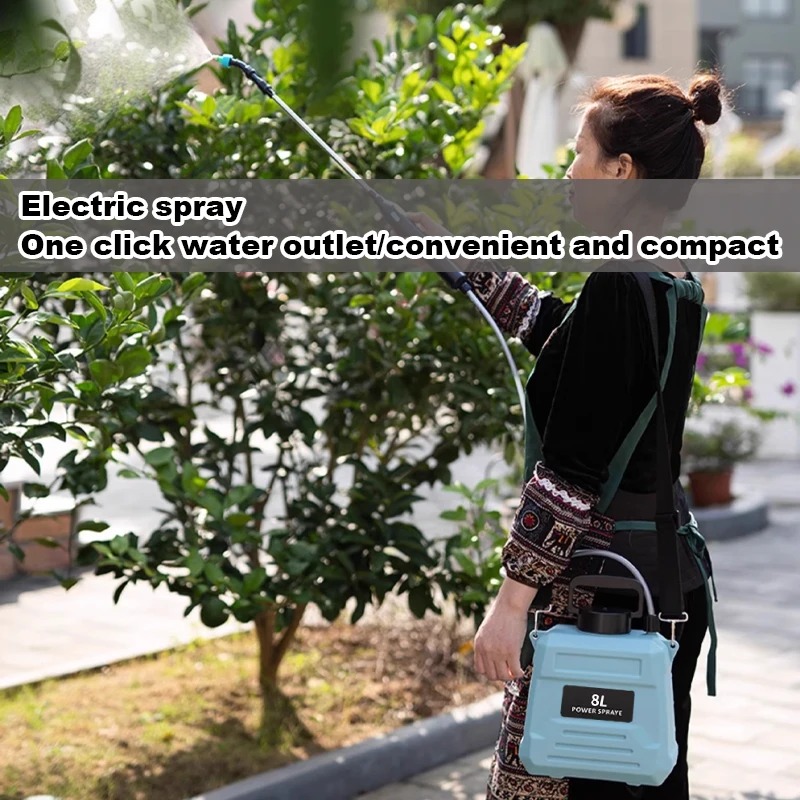 رشاش زراعي عالي الضغط يعمل ببط - مراجعة Electric Sprayer Backpack وسعره