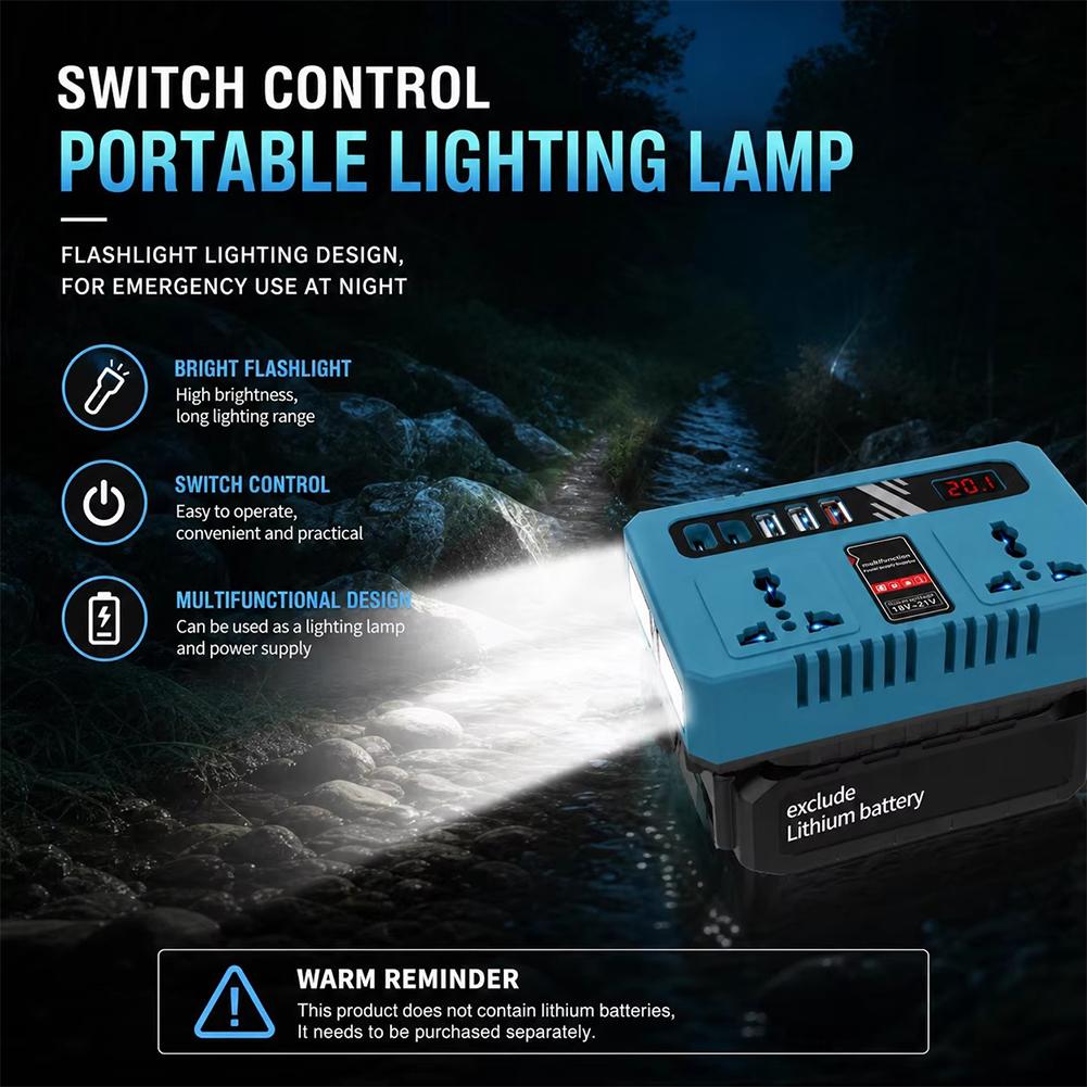 محول طاقة ببطارية ليثيوم 200 و - مراجعة Outdoor Usb Power Outlet وسعره