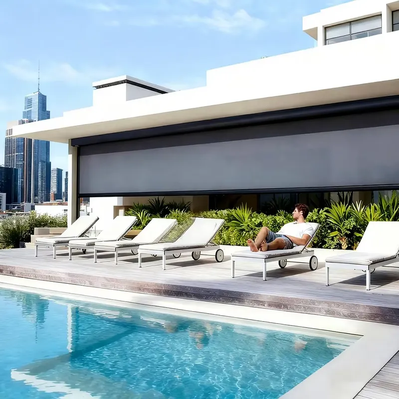 ستائر ألومنيوم ذكية كهربائية 2 - مراجعة Outdoor Power Blinds وسعره