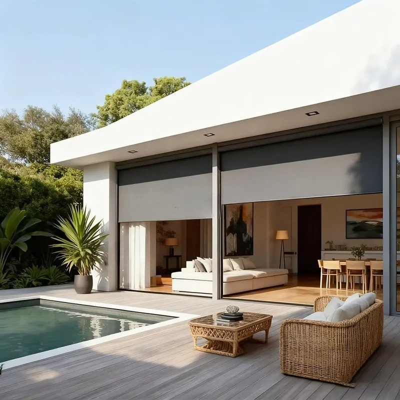 ستائر ألومنيوم ذكية كهربائية 2 - مراجعة Outdoor Power Blinds وسعره