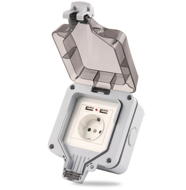 مقبس كهربائي خارجي مقاوم للماء - مراجعة Outdoor Usb Power Outlet وسعره