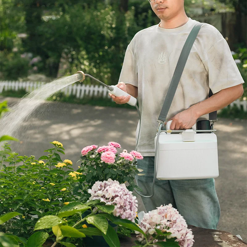 بخاخ كهربائي للحدائق على شكل ح - مراجعة Electric Sprayer Backpack وسعره