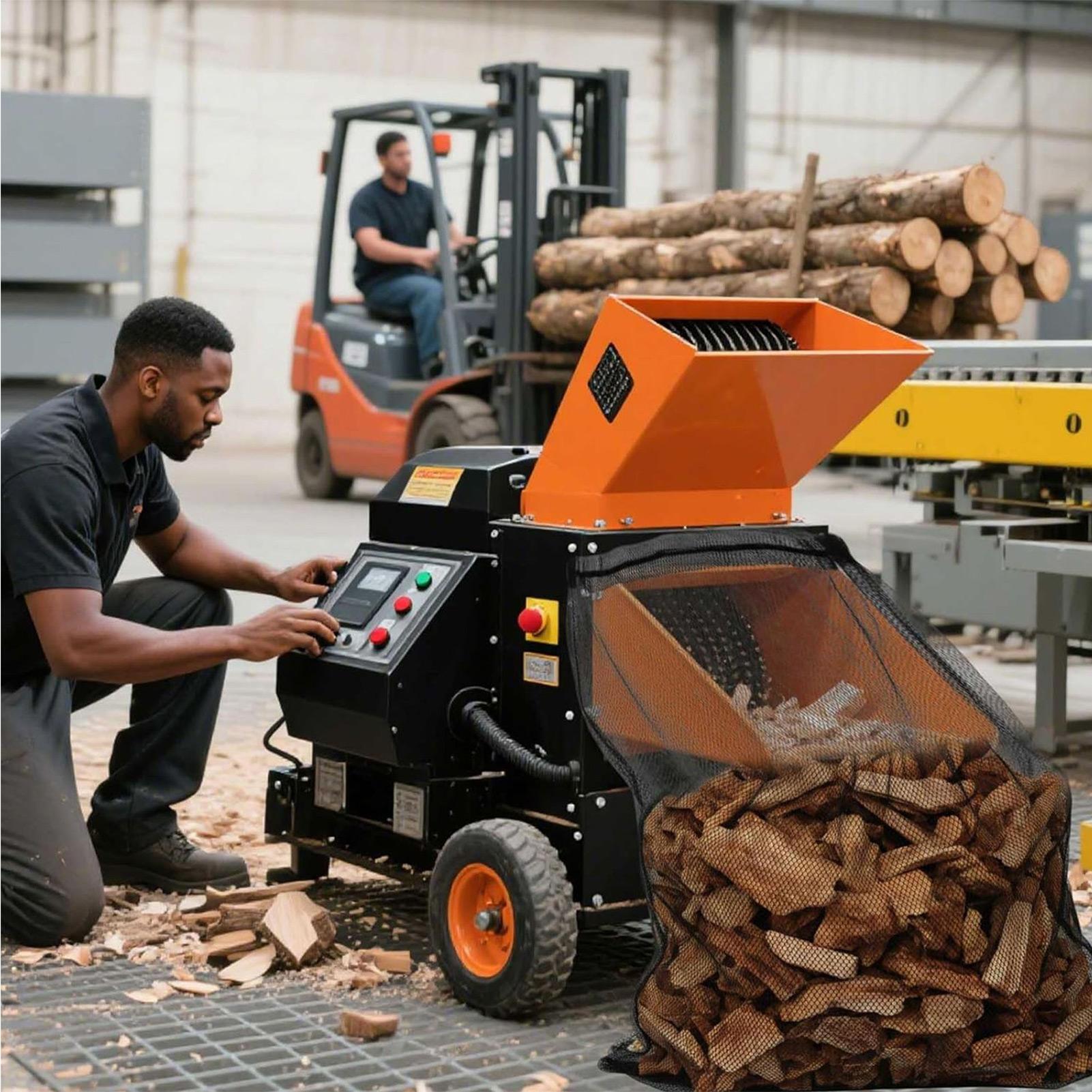 حقيبة تقطيع الخشب وحقيبة حامل  - مراجعة Garden Shredder Chipper وسعره