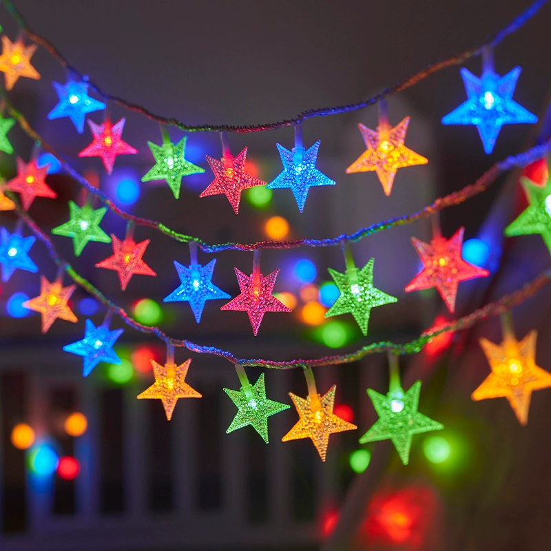 طاقة البطارية اكليل ستار الجني - مراجعة Outdoor Power For Christmas Lights وسعره