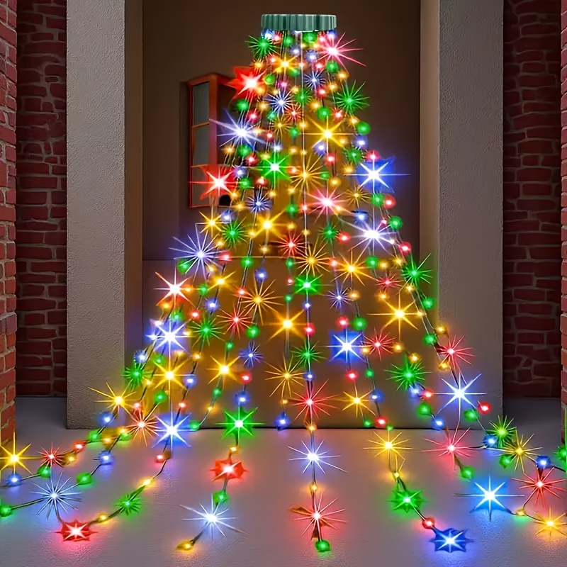 إضاءة زينة شجرة عيد الميلاد، ت - مراجعة Outdoor Power For Christmas Lights وسعره